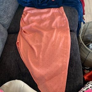 NWT super gorgeous skirt with slant bottom and detail on side of skirt